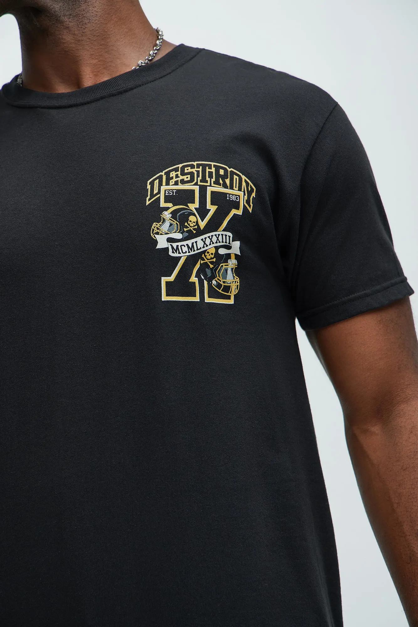 Destroy Est 1983 Short Sleeve Tee - Black sold by Fashion Nova product image thumbnail 4