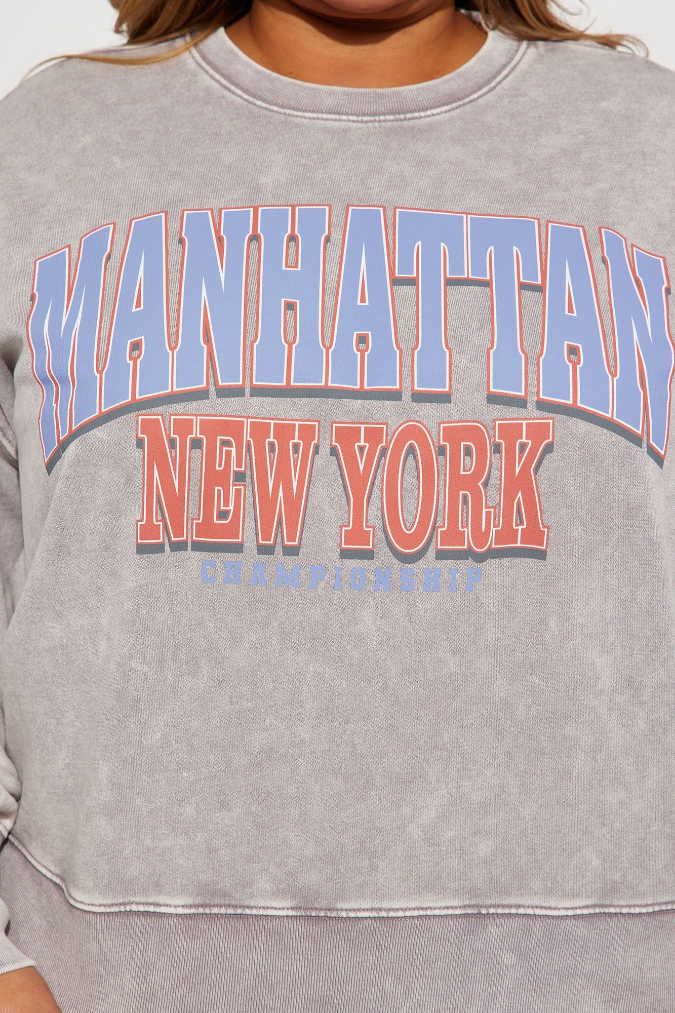 Manhattan Sweatshirt - Grey/combo sold by Fashion Nova product image thumbnail 7