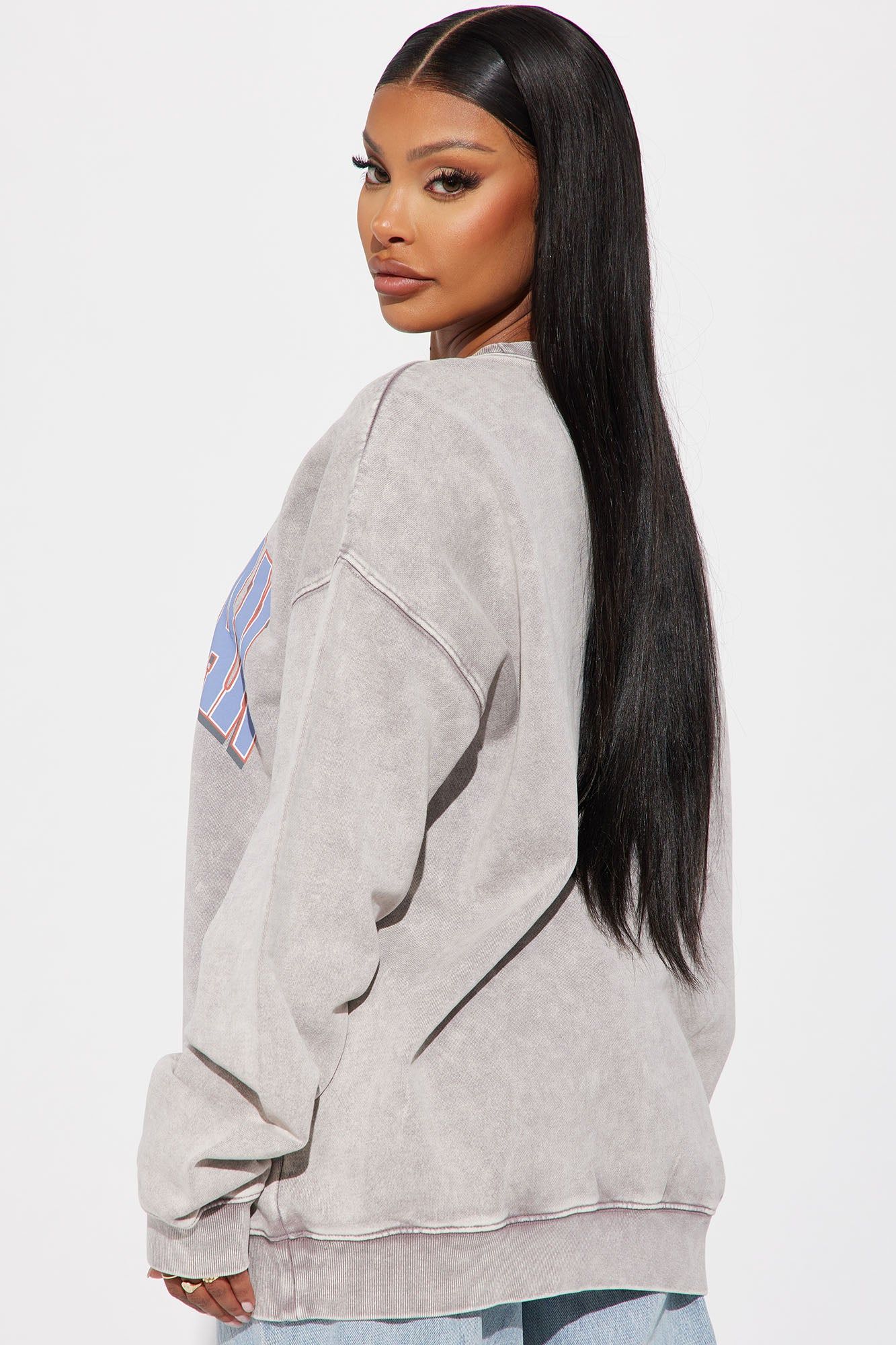 Manhattan Sweatshirt - Grey/combo sold by Fashion Nova product image thumbnail 3