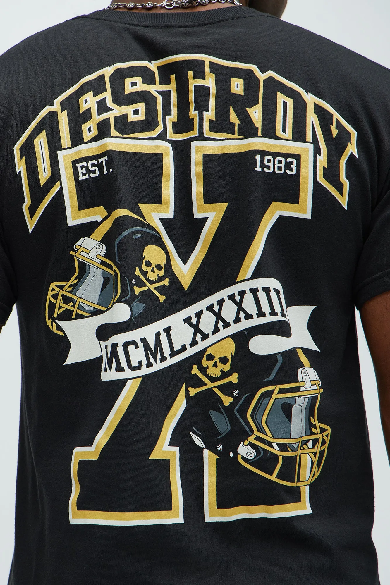 Destroy Est 1983 Short Sleeve Tee - Black sold by Fashion Nova product image thumbnail 2