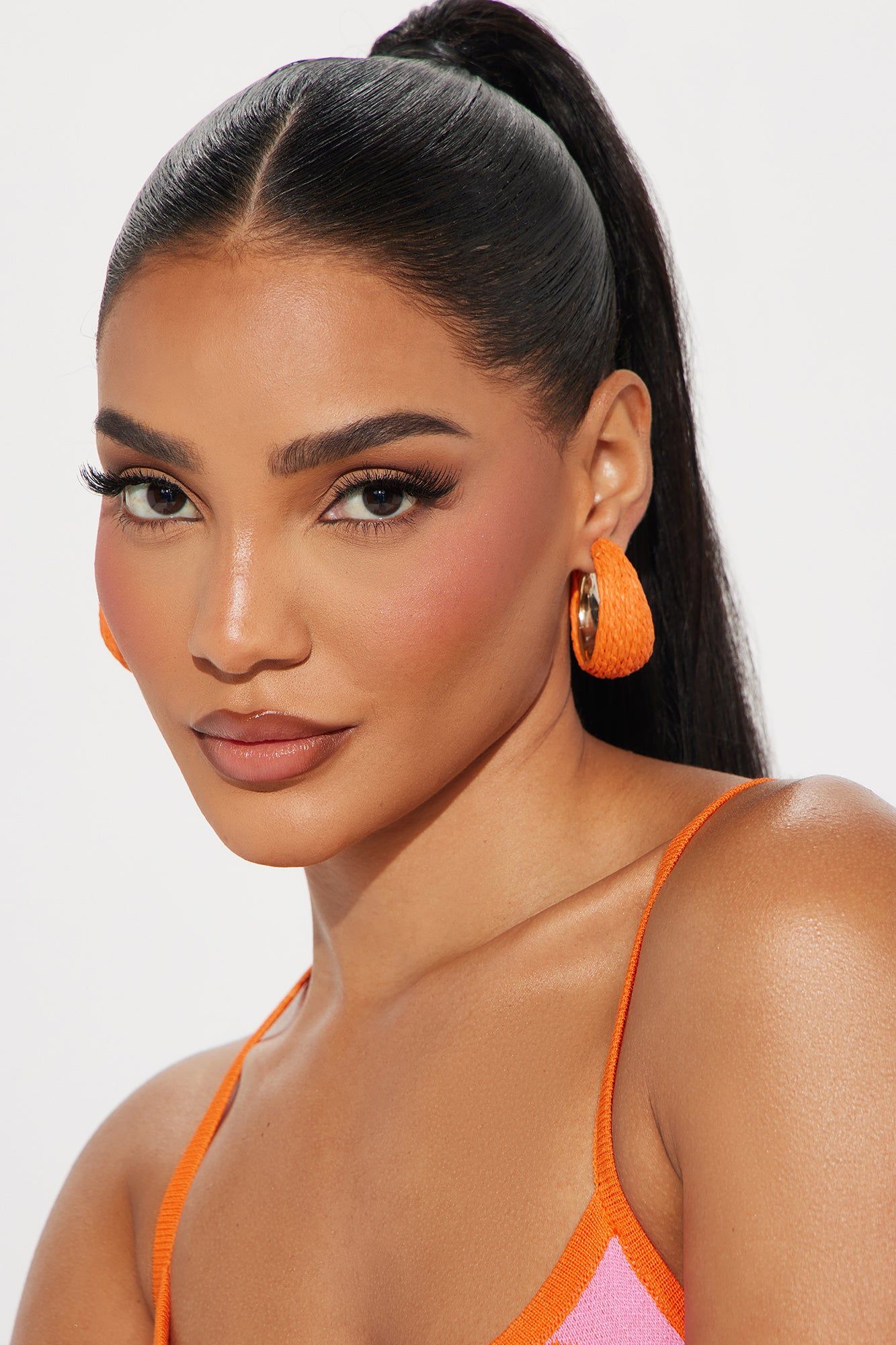 Cabo Sunset Earrings - Orange sold by Fashion Nova product image thumbnail 2