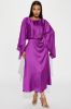 Angelina Satin Maxi Dress - Magenta sold by Fashion Nova