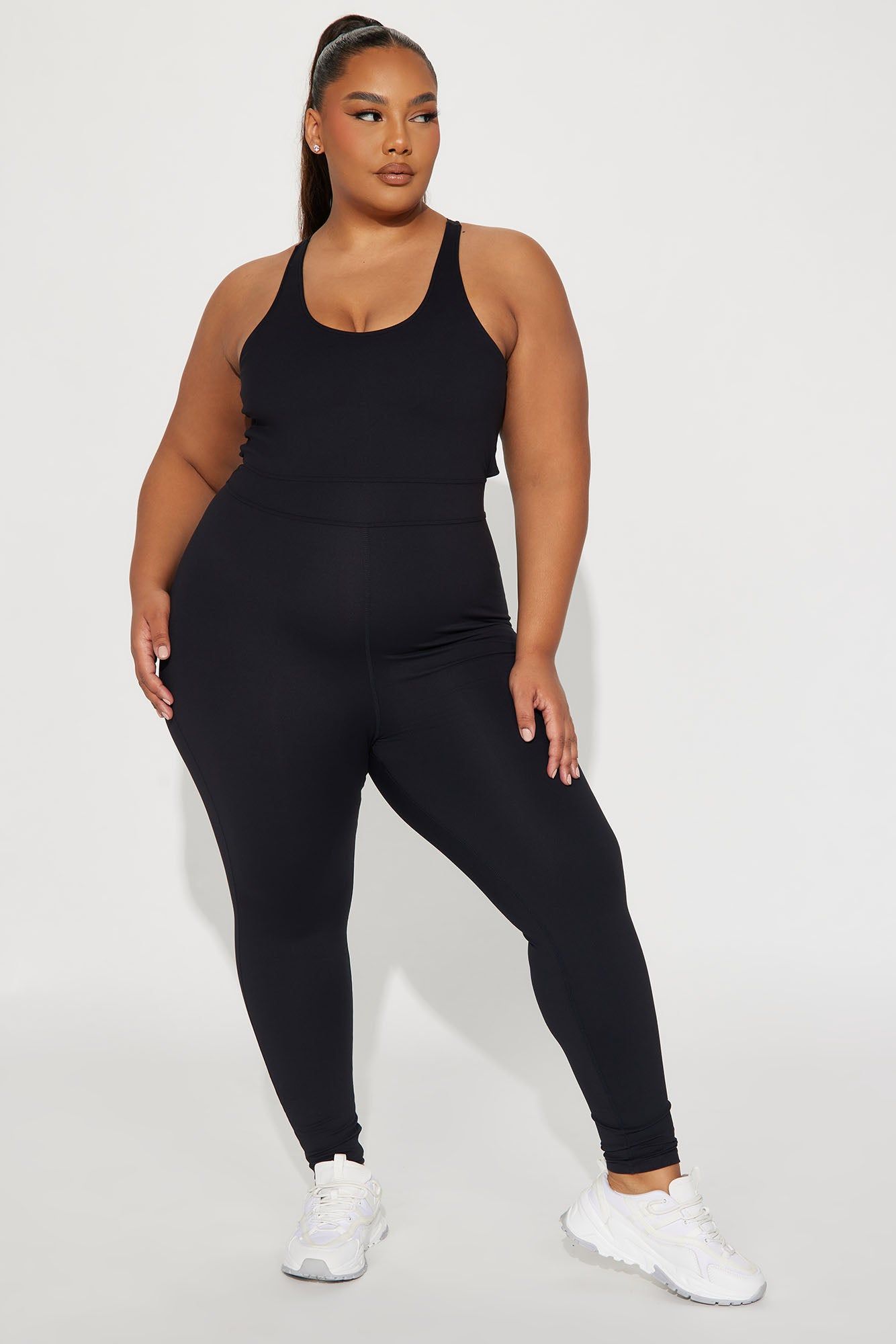 Balance Super Soft Active Jumpsuit - Black sold by Fashion Nova product image thumbnail 4