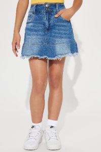 Mini Sierra Denim Skort - Medium Wash sold by Fashion Nova