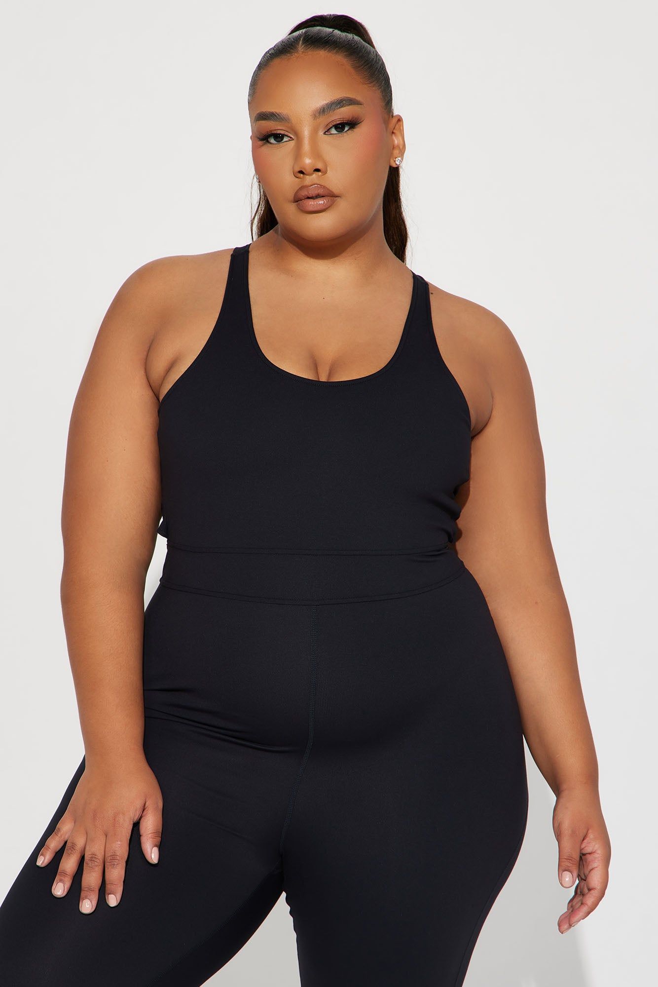 Balance Super Soft Active Jumpsuit - Black sold by Fashion Nova product image thumbnail 5