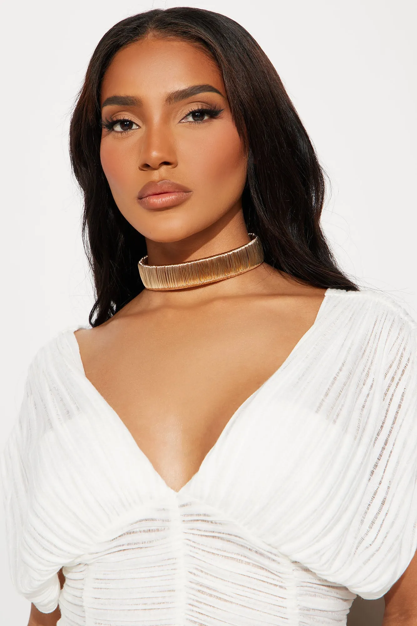 Isla Wrap Around Choker - Gold sold by Fashion Nova product image thumbnail 2