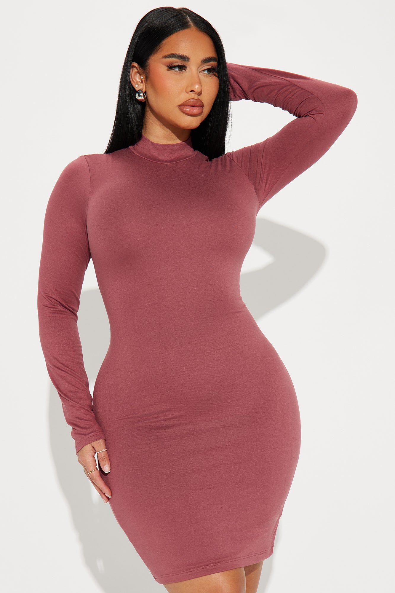 Krissy Mini Dress - Mauve sold by Fashion Nova product image thumbnail 2