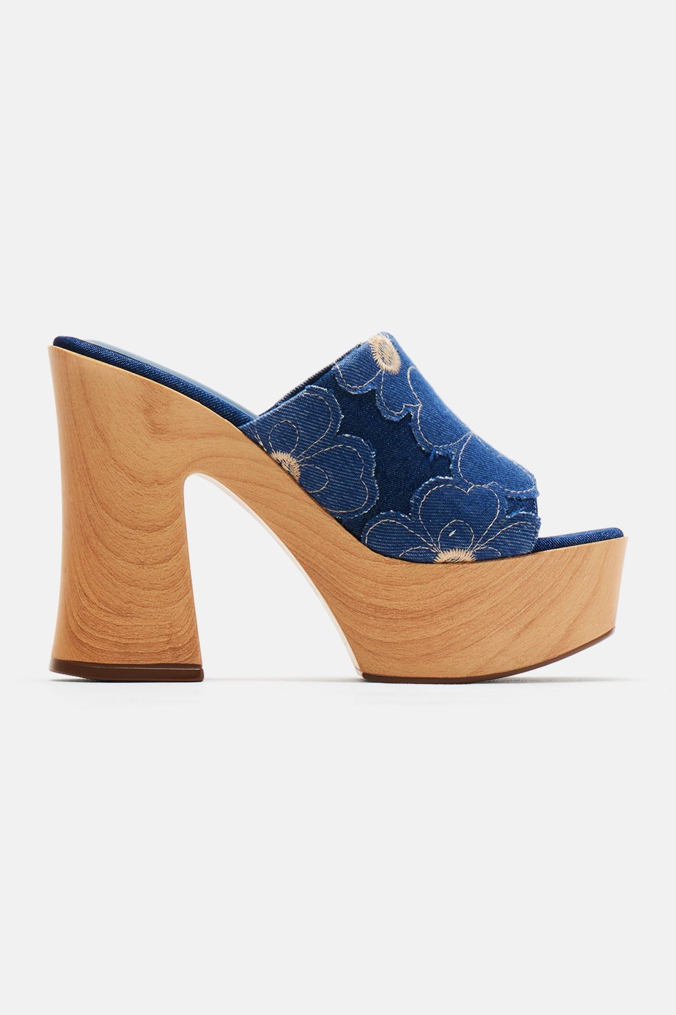 Such A Babe Denim Heels - Blue sold by Fashion Nova product image thumbnail 3
