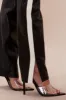 Leather Milan Pant - Black/combo sold by Fashion Nova