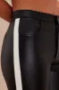 Leather Milan Pant - Black/combo sold by Fashion Nova