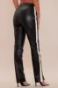 Leather Milan Pant - Black/combo sold by Fashion Nova