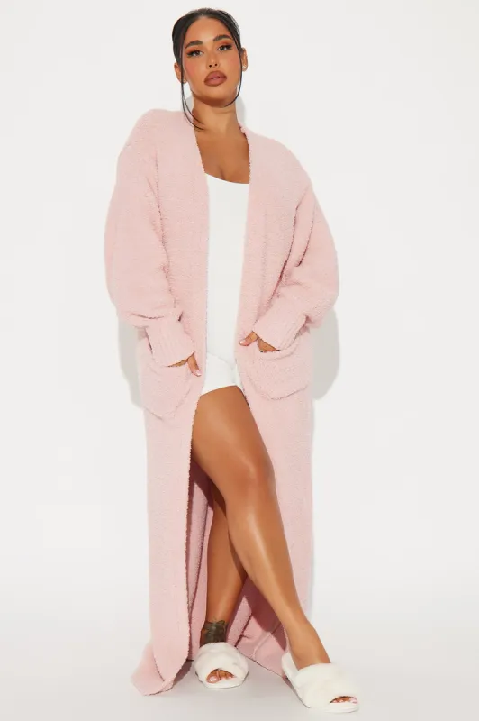 Living In It Cardigan - Pink sold by Fashion Nova