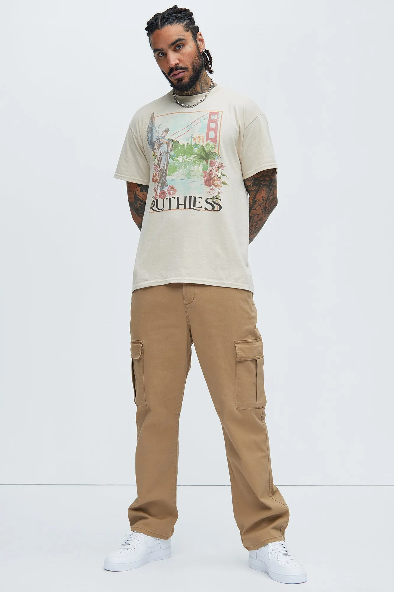 Ruthless In The City Short Sleeve Tee - Tan sold by Fashion Nova product image thumbnail 2
