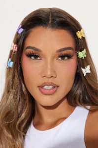Little Pinch Of Haven 6 Piece Hair Clip Set - Multi Color sold by Fashion Nova