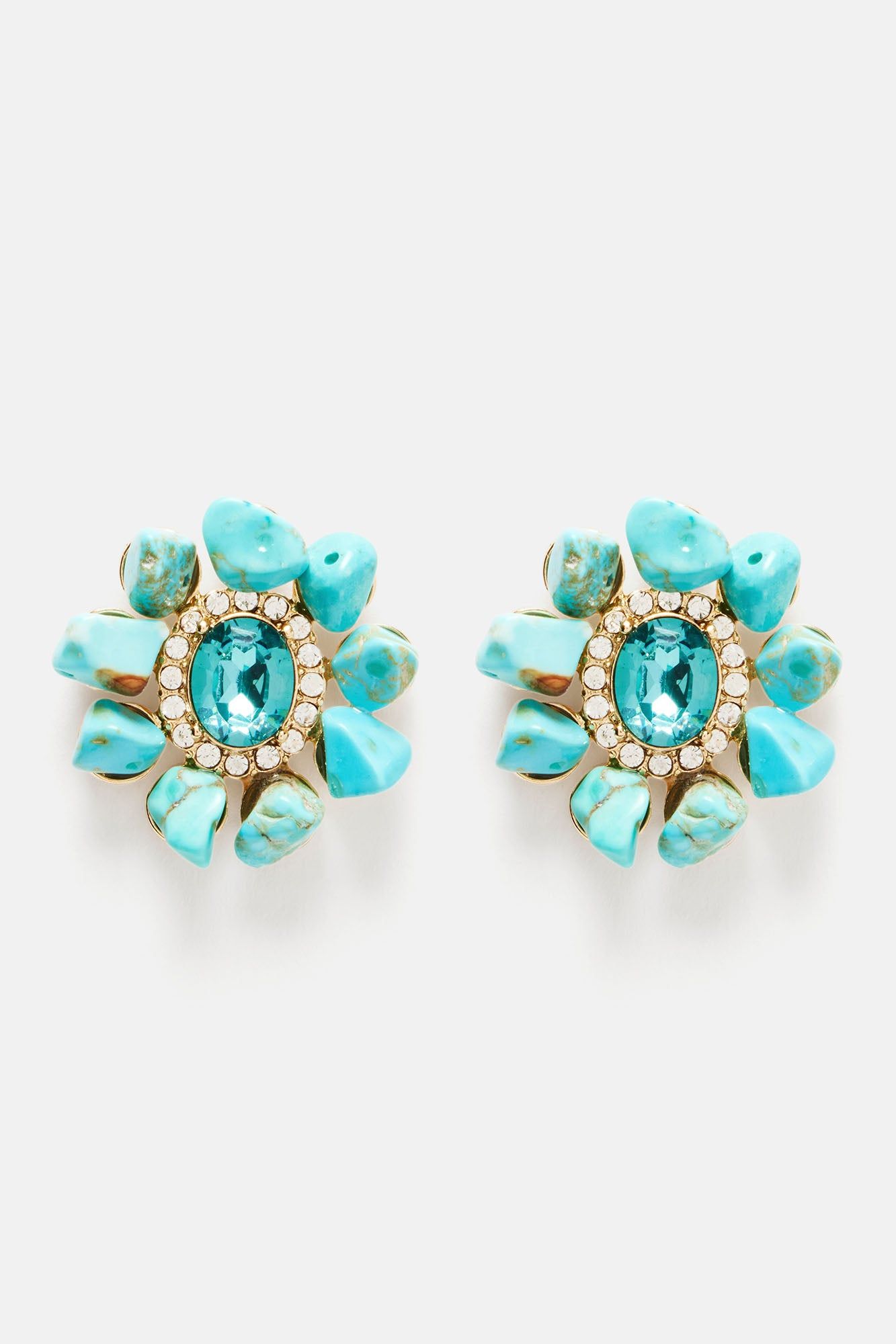 Ariana Stud Earrings - Blue sold by Fashion Nova product image thumbnail 3