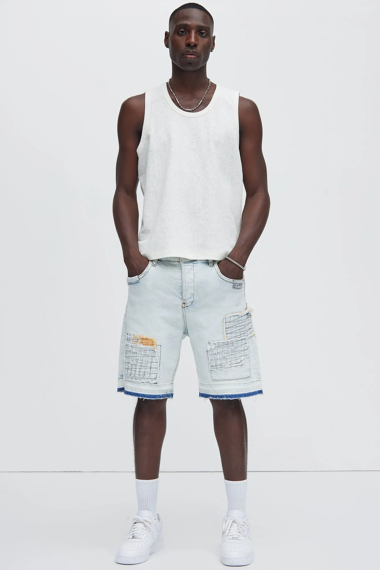 No Fix Stitched Denim Shorts - Light Wash sold by Fashion Nova product image thumbnail 2