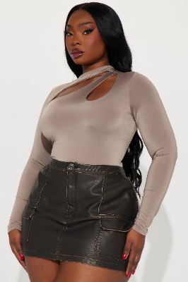Crazy Over You Bodystocking - Black sold by Fashion Nova