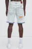 No Fix Stitched Denim Shorts - Light Wash sold by Fashion Nova