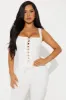 Carina Snatched Pant Set - Off White sold by Fashion Nova