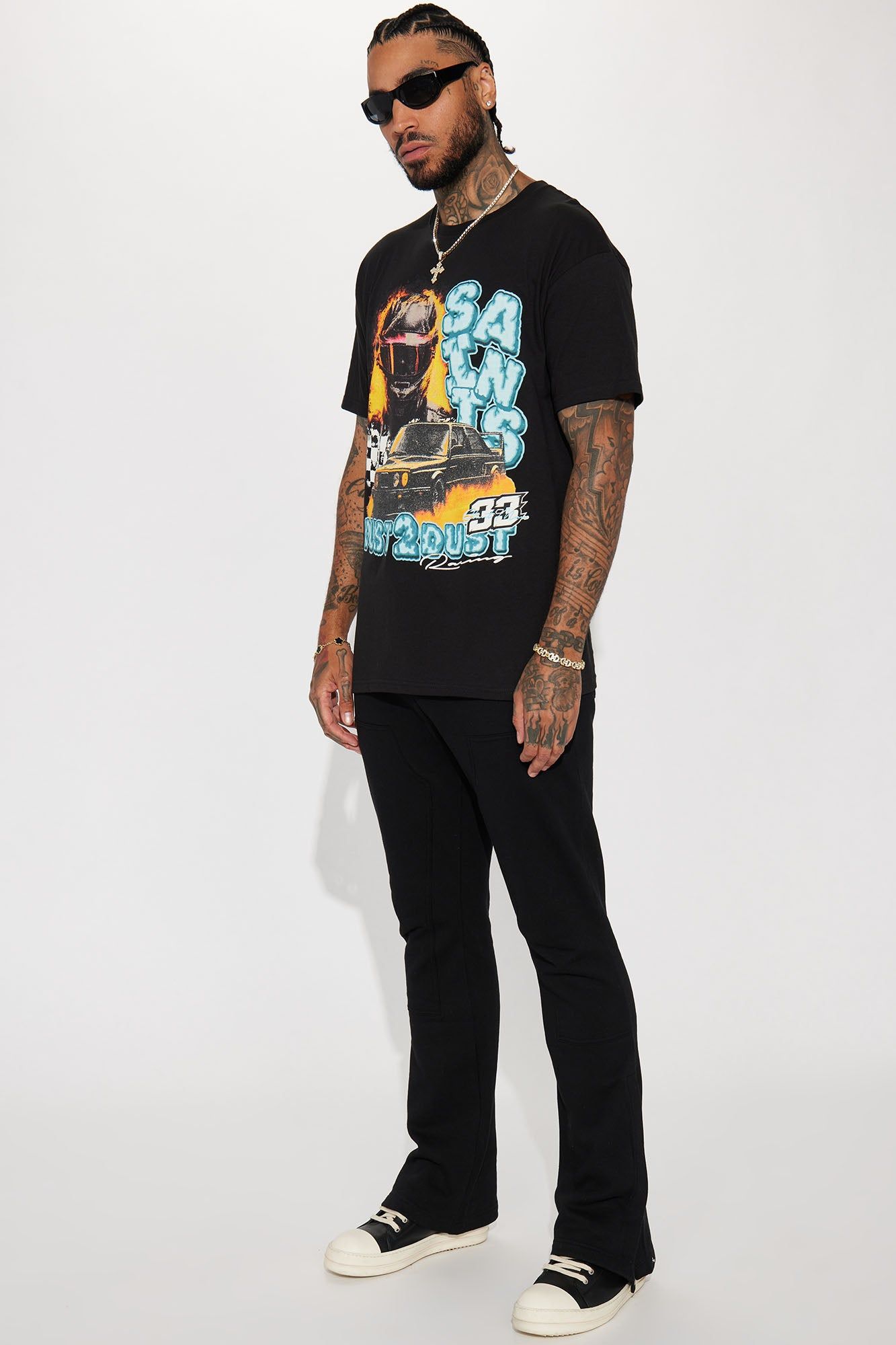 Fast N Faster Short Sleeve Tee - Black sold by Fashion Nova product image thumbnail 4