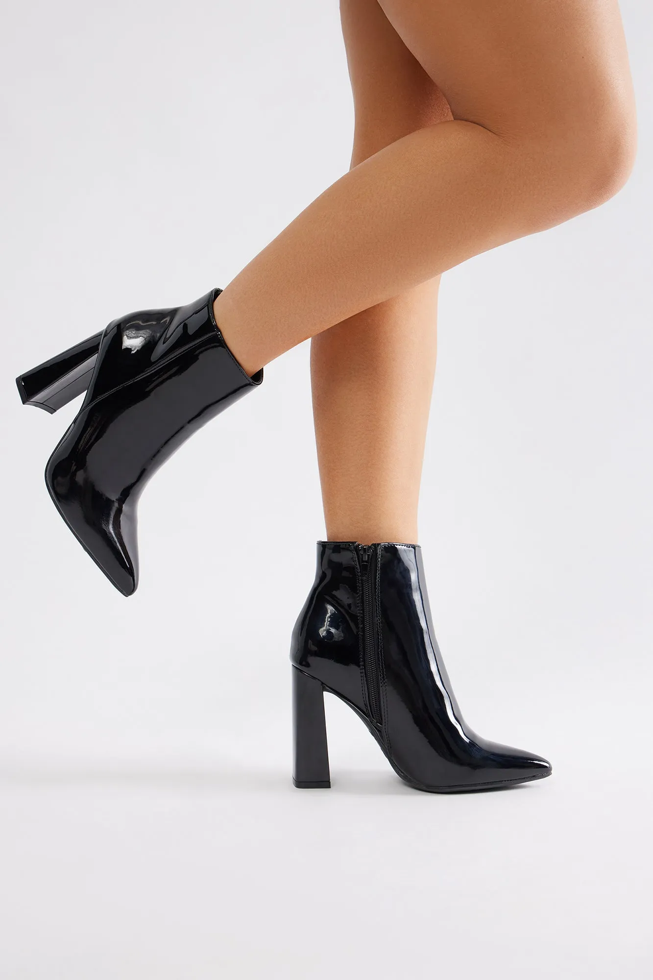Vermont Heeled Booties - Black sold by Fashion Nova product image thumbnail 4