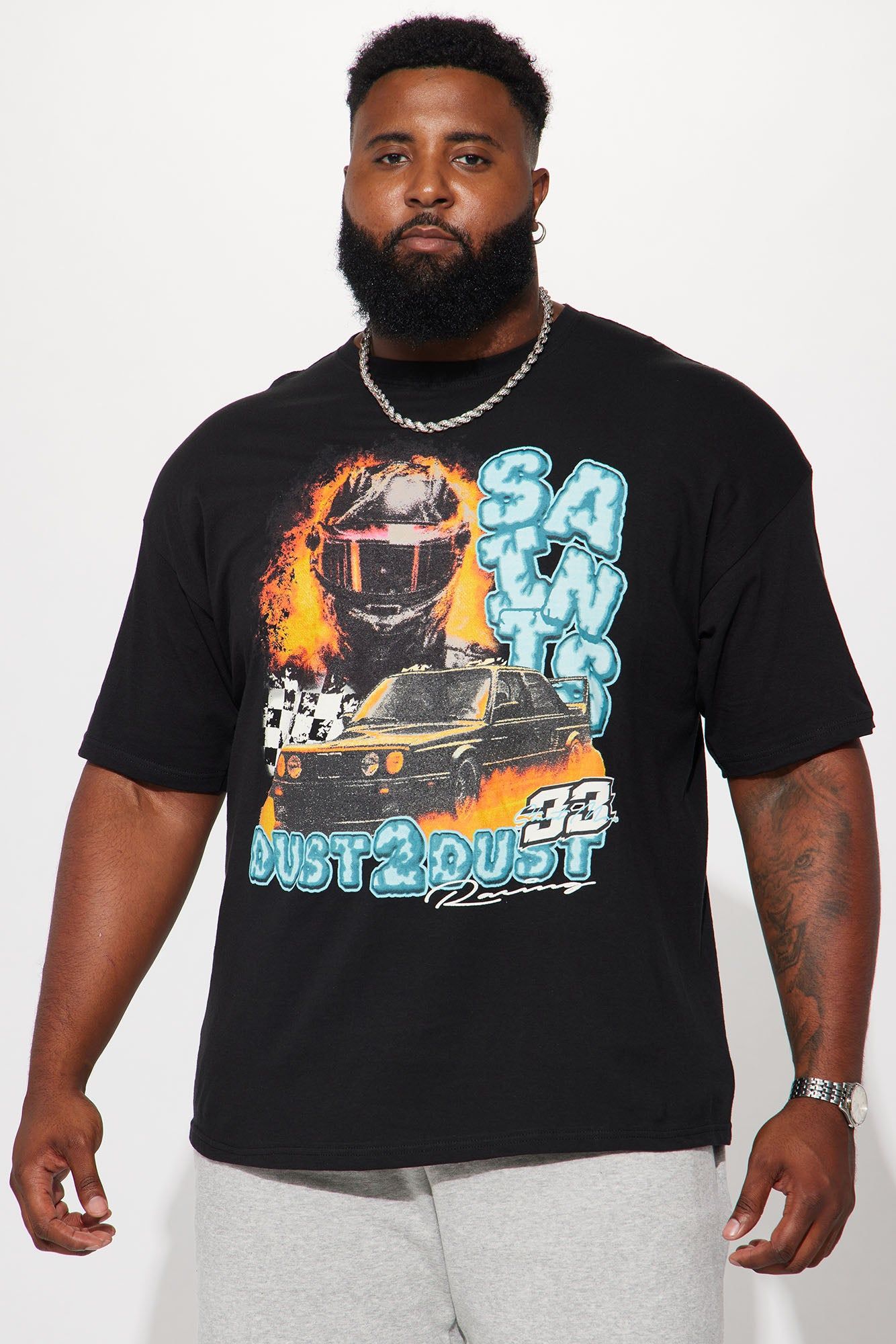 Fast N Faster Short Sleeve Tee - Black sold by Fashion Nova product image thumbnail 2