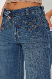 Tried Your Best Baggy Jeans - Medium Wash sold by Fashion Nova