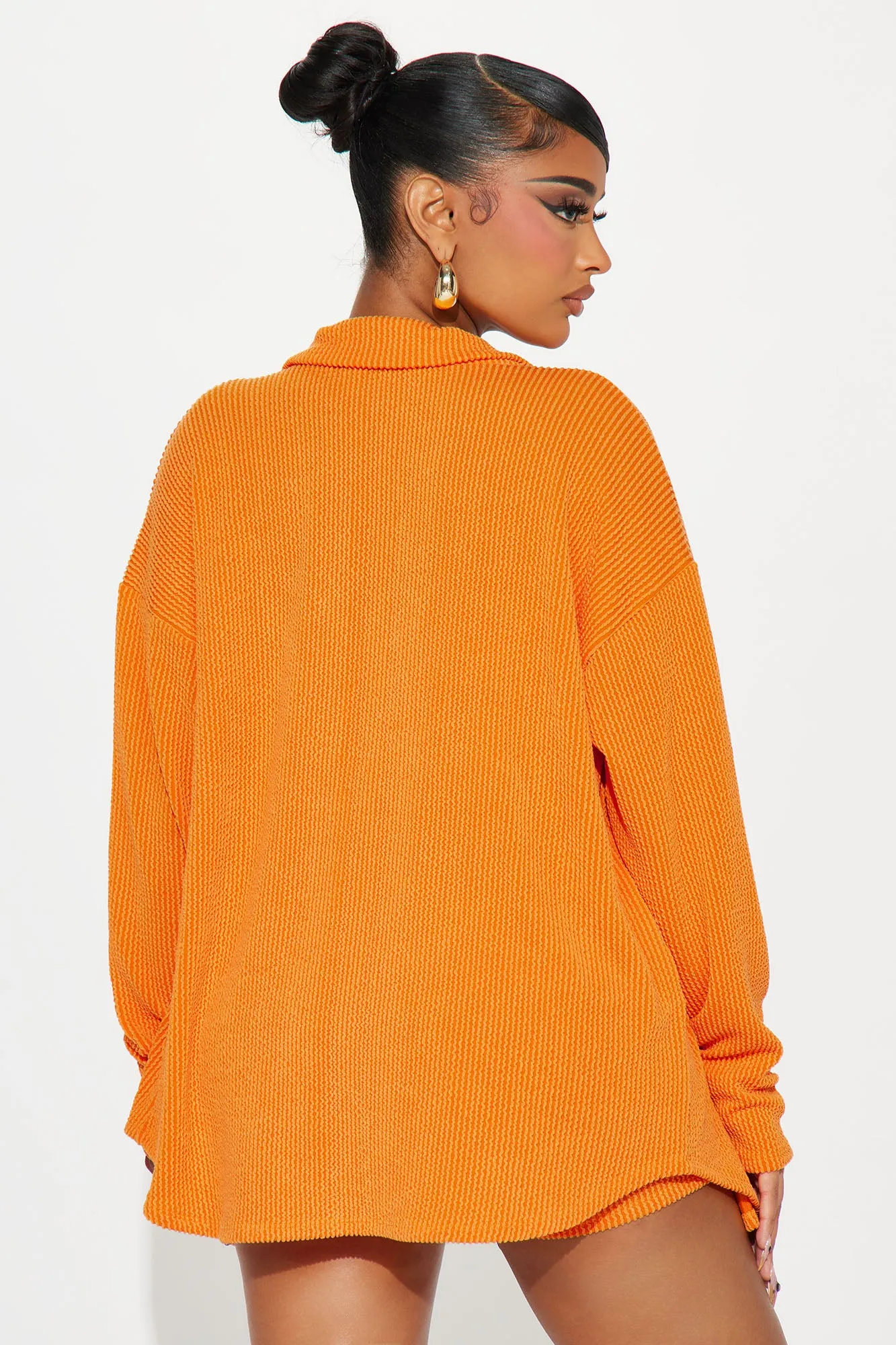 Maddie Biker Short Set - Orange sold by Fashion Nova product image thumbnail 3