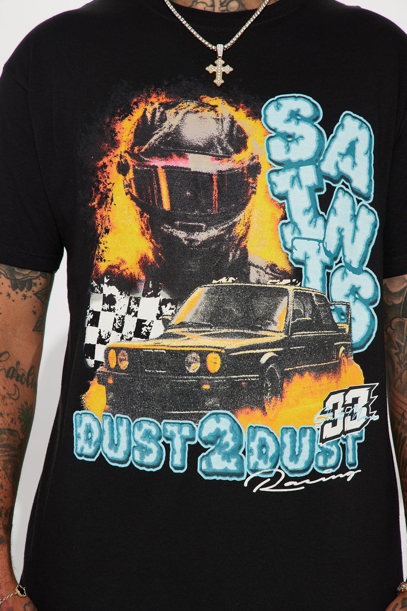 Fast N Faster Short Sleeve Tee - Black sold by Fashion Nova product image thumbnail 3