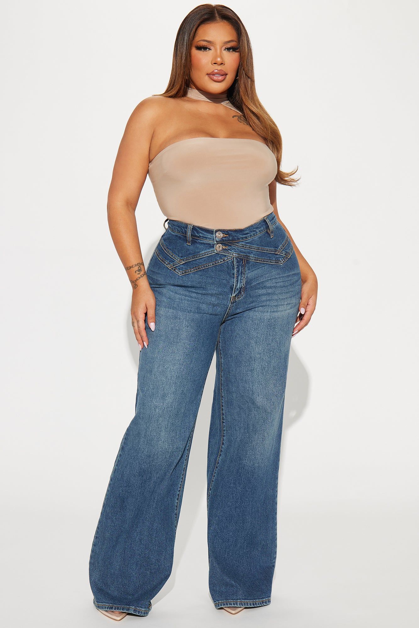 Tried Your Best Baggy Jeans - Medium Wash sold by Fashion Nova product image thumbnail 5
