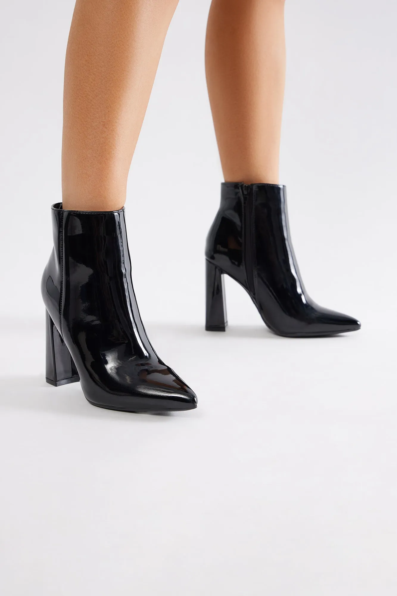Vermont Heeled Booties - Black sold by Fashion Nova product image thumbnail 2