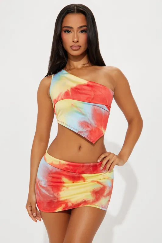 Tara Tie Dye Skirt Set - Multi Color sold by Fashion Nova