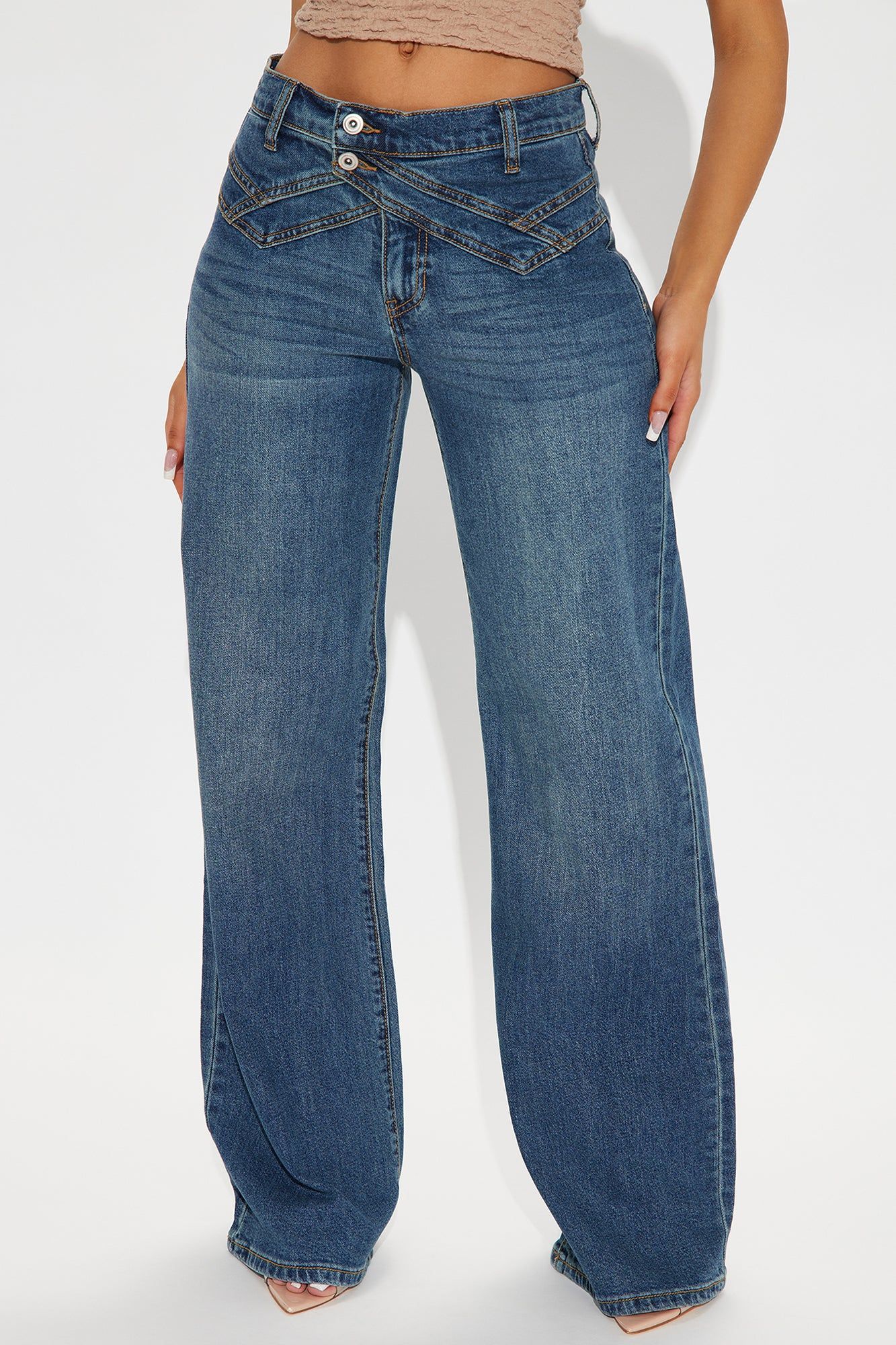 Tried Your Best Baggy Jeans - Medium Wash sold by Fashion Nova product image thumbnail 2