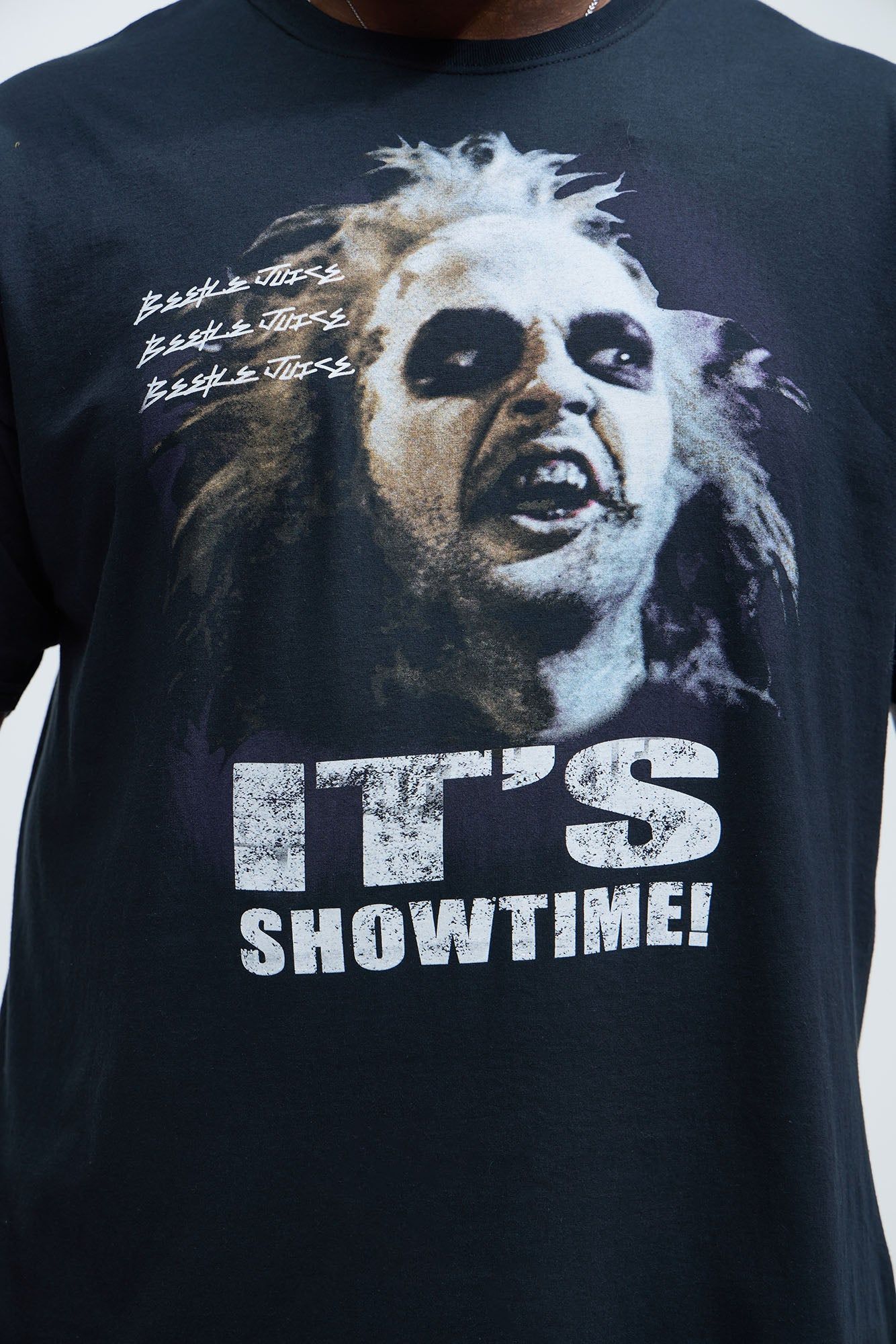 Beetle Juice Strange And Unusual Short Sleeve Tee - Black sold by Fashion Nova product image thumbnail 5