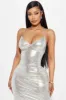 Shelby Metallic Gown - Silver sold by Fashion Nova