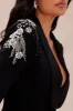 Iconic Blazer Maxi Dress - Black sold by Fashion Nova