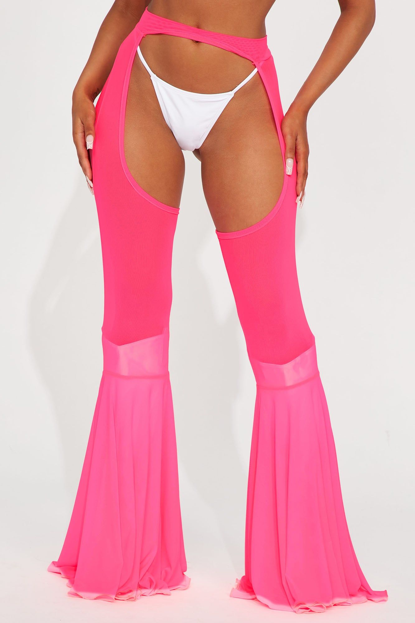 Make It HOT Mesh Chaps - Hot Pink sold by Fashion Nova product image thumbnail 2