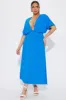 Serena Airflow Maxi Dress - Blue sold by Fashion Nova