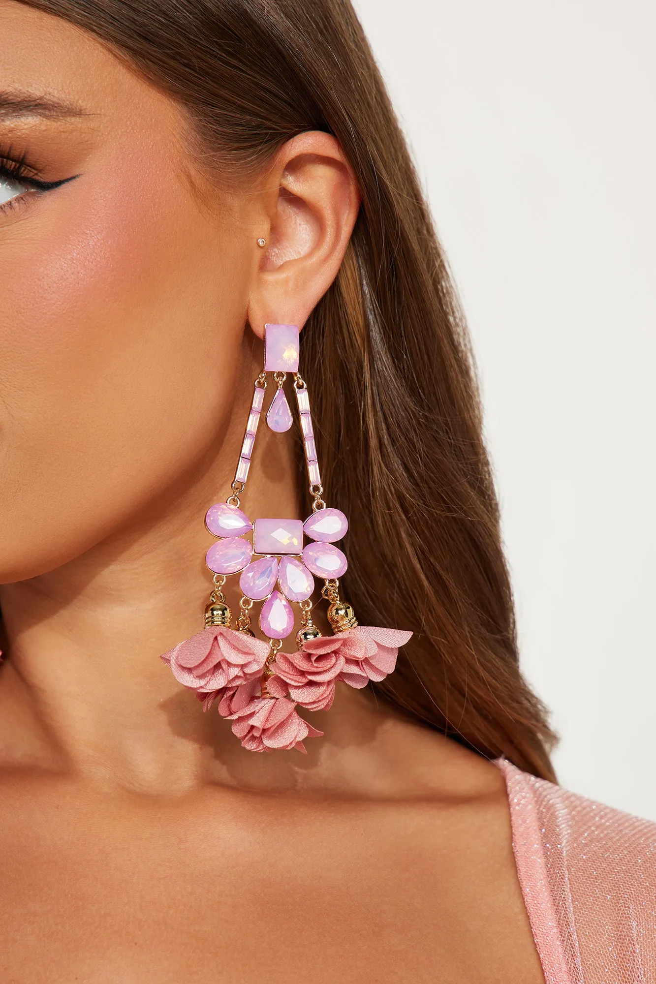 I'll Always Pick You Earrings - Pink sold by Fashion Nova product image thumbnail 2