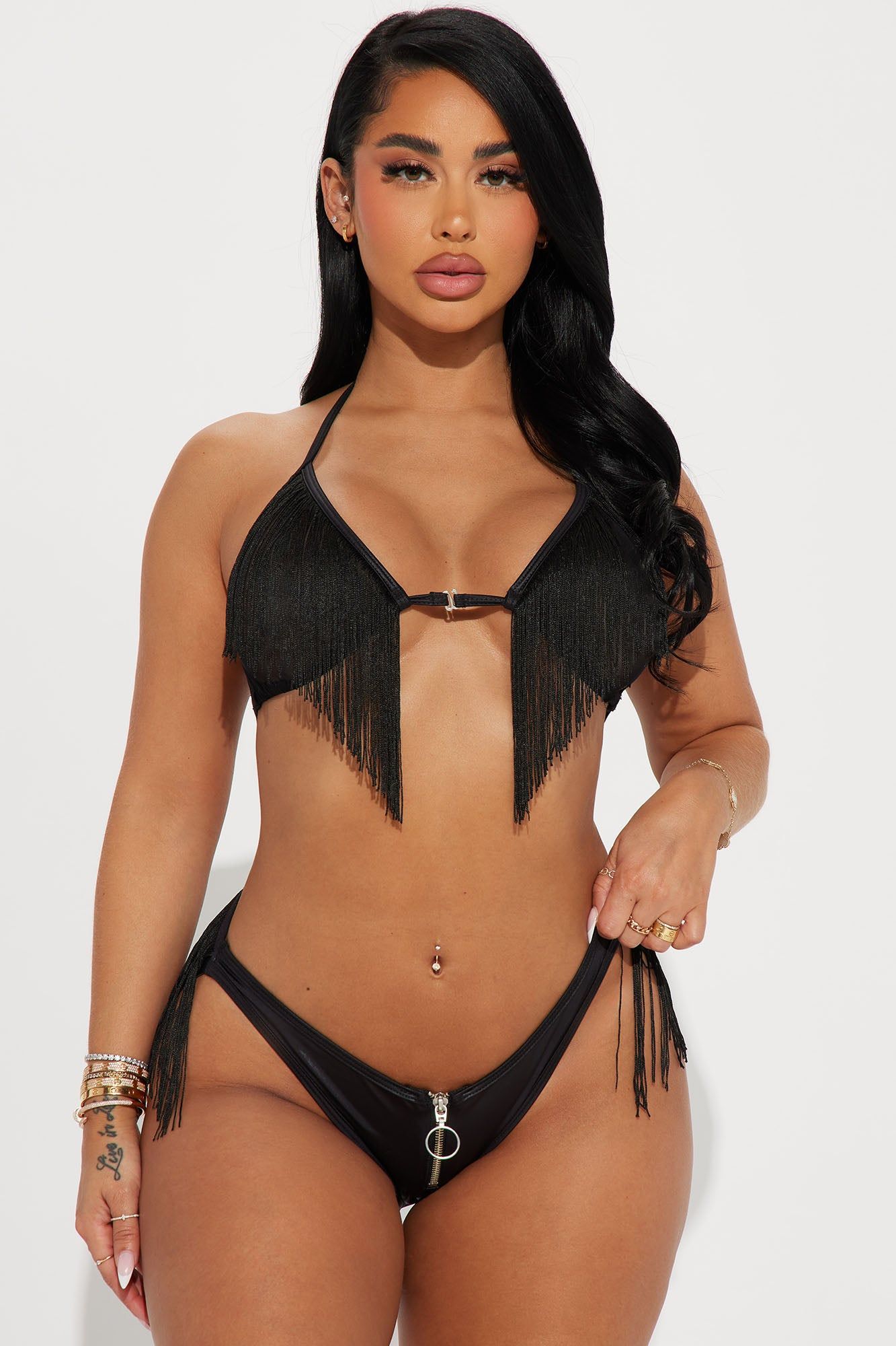 Wild For The Night 2 Piece Set - Black sold by Fashion Nova