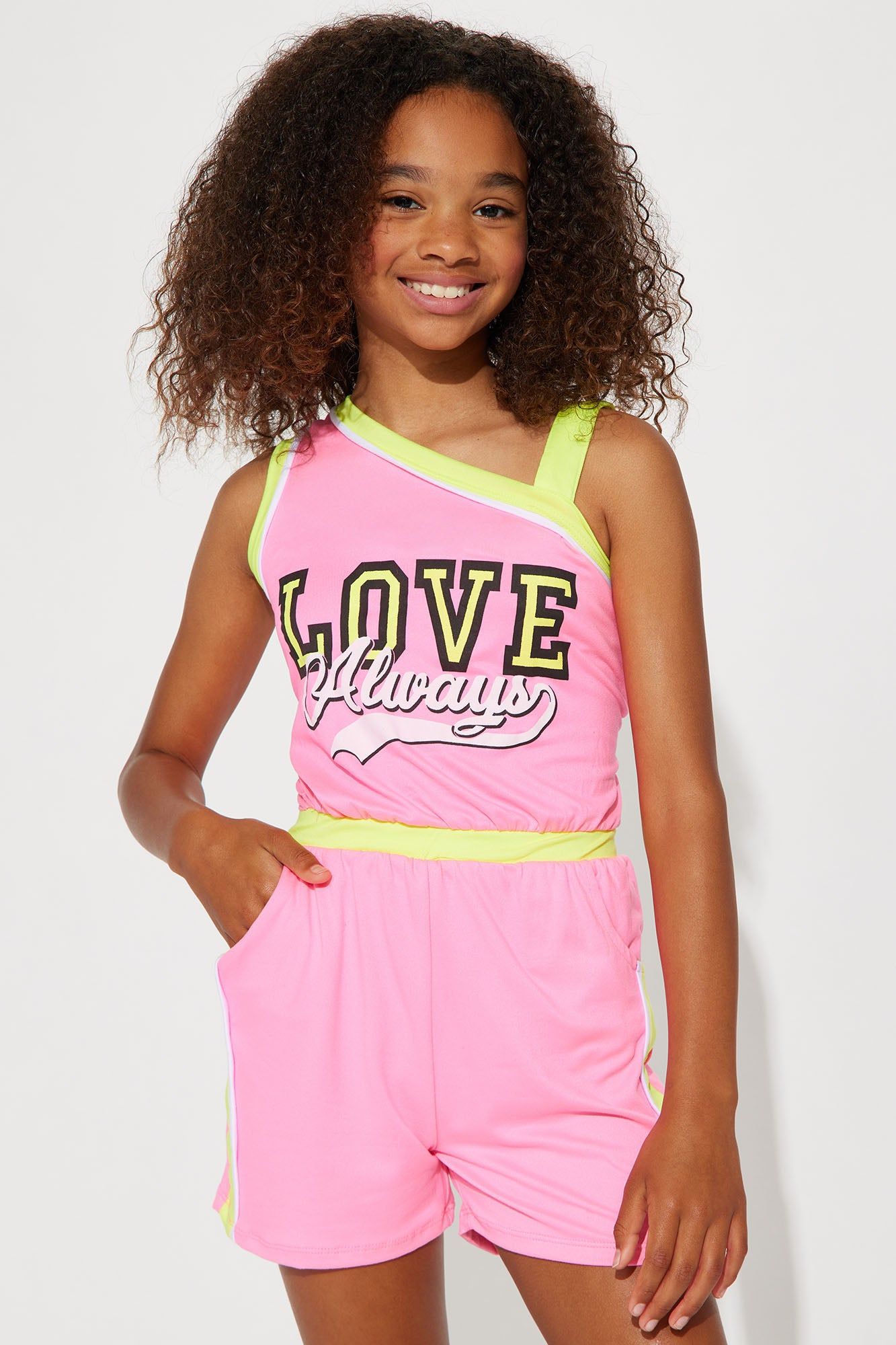 Mini Love AlwaysYummy Knit Romper - Neon Pink sold by Fashion Nova product image thumbnail 2