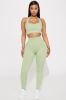 Effortless Triton Ribbed Seamless Legging - Sage sold by Fashion Nova
