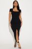Valerie Midi Dress - Black sold by Fashion Nova