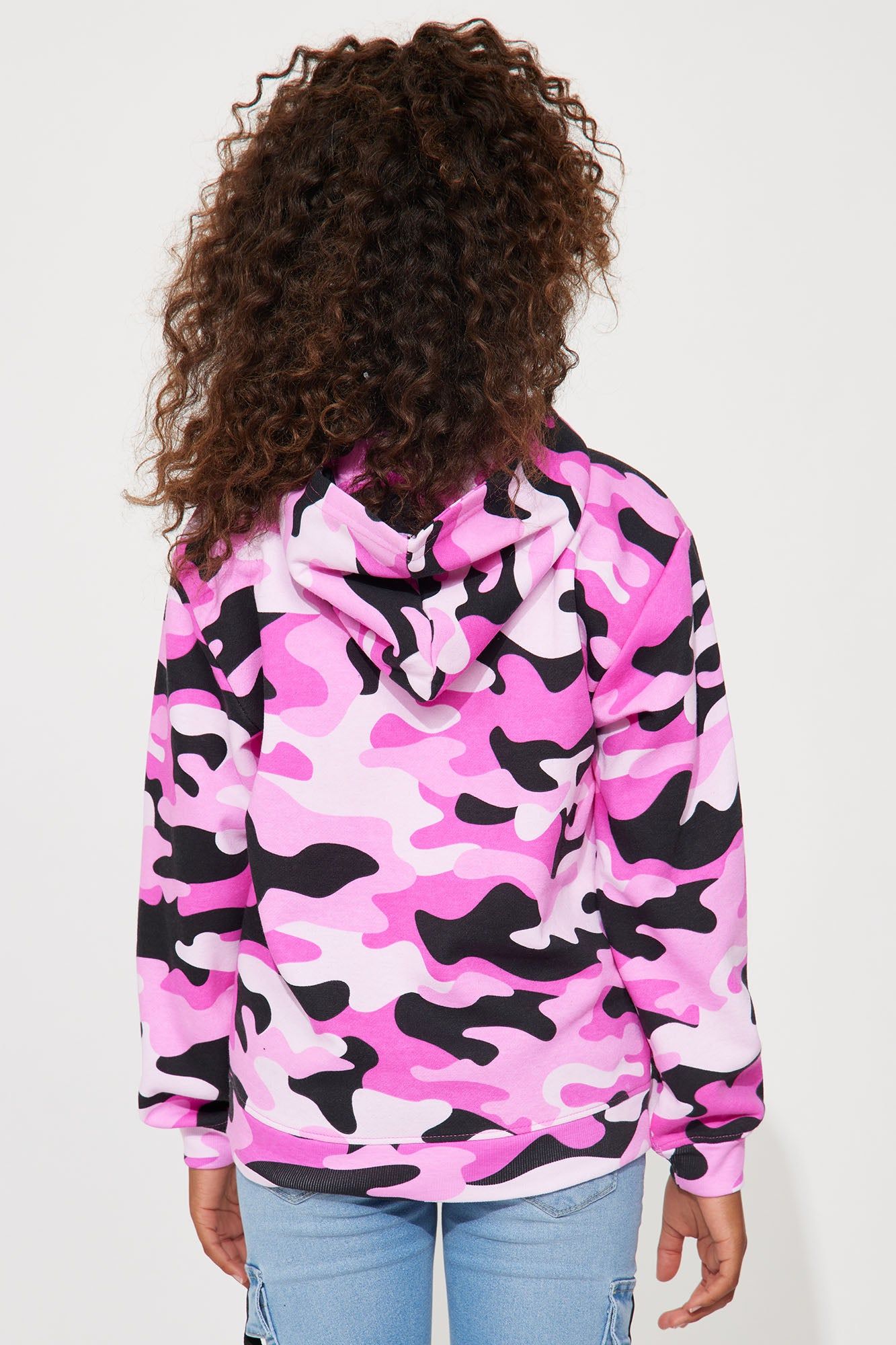 Mini Barbie Sky's The Limit Fleece Hoodie - Pink sold by Fashion Nova product image thumbnail 3