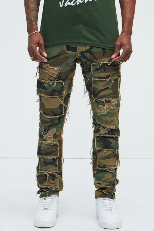 Put Me Through Cargo Slim Pants - Camouflage sold by Fashion Nova