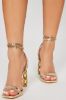 Remember When Heeled Sandals - Gold sold by Fashion Nova