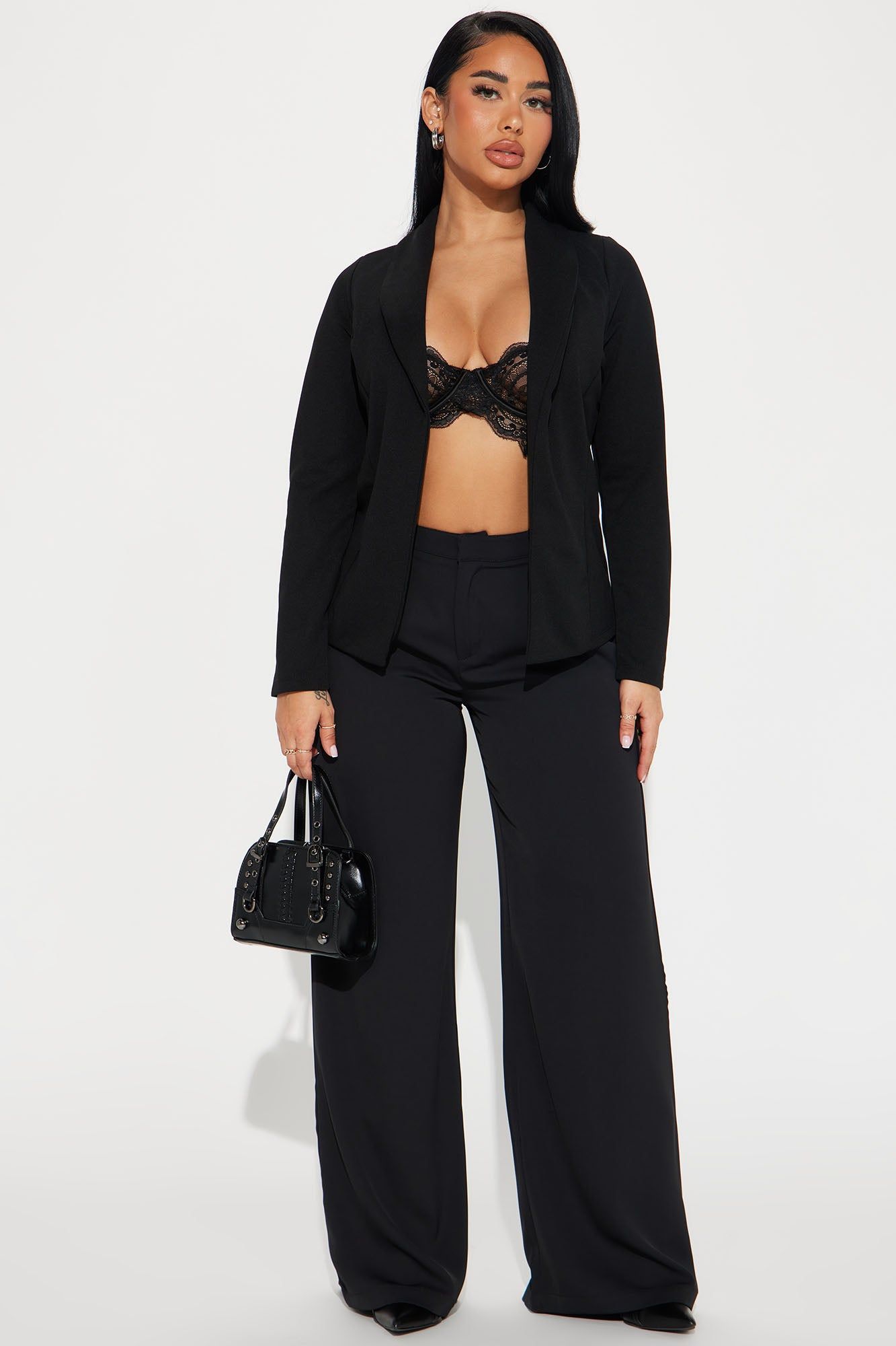 Make It Look Easy Blazer - Black sold by Fashion Nova product image thumbnail 2