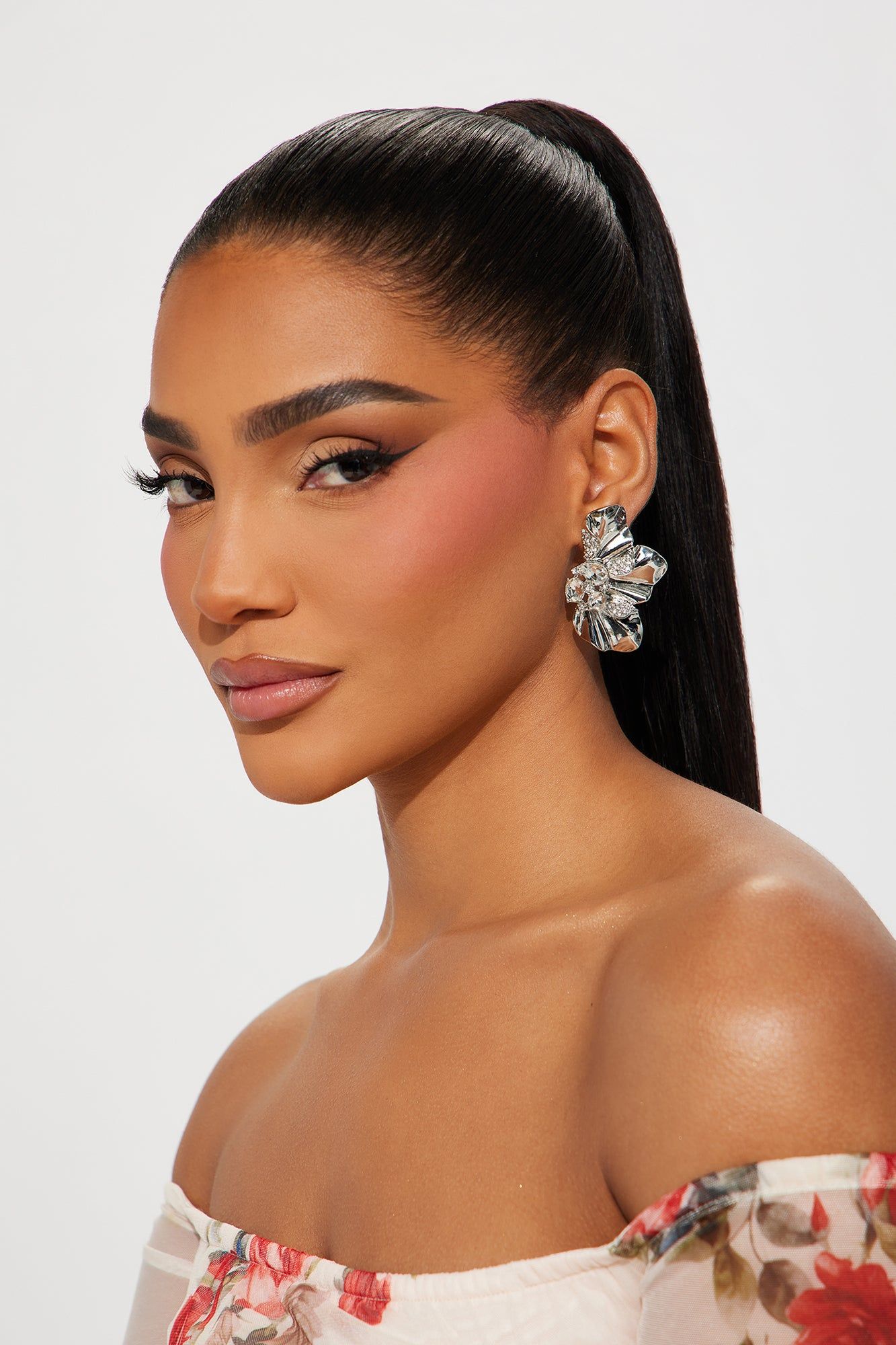 Orchid Earrings - Silver sold by Fashion Nova product image thumbnail 2