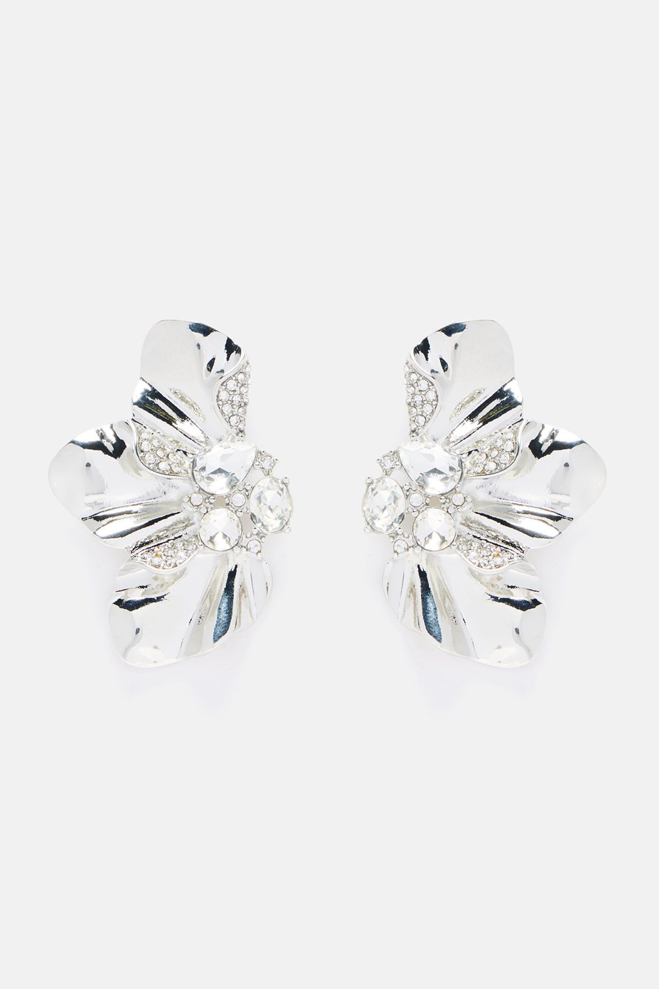 Orchid Earrings - Silver sold by Fashion Nova product image thumbnail 3
