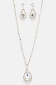Special Guest Necklace And Earring Set - Silver sold by Fashion Nova